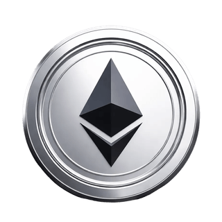 Visuel flottant illustrant le jeton Ethereum (ETH)